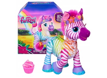 Интерактивная игрушка зебра Zenya My Rainbow FurReal