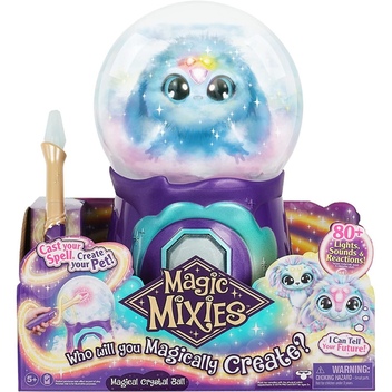 Интерактивный волшебный хрустальный шар с голубой плюшевой игрушкой Magic Mixies Magical Misting Crystal Ball