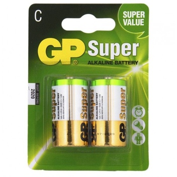 Батарея GP Super Alkaline LR14 C упаковка 2 шт.